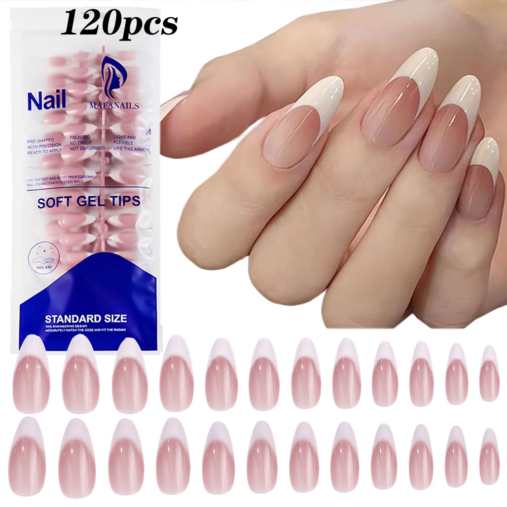 120 chiếc móng giả kiểu Pháp m - đánh giá và giá Nail Art Pink