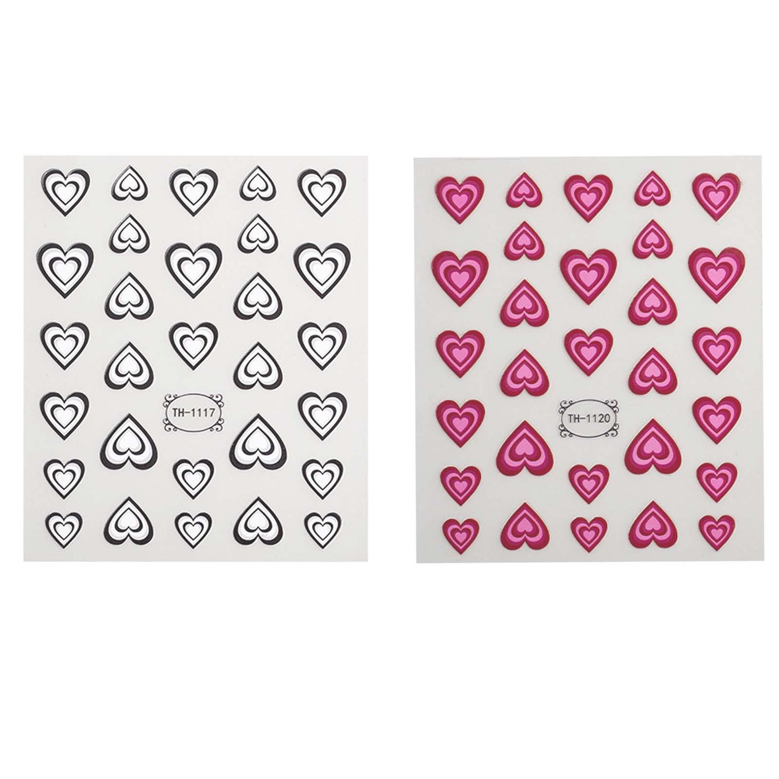 Valentines Day 3D Heart Nail A - đánh giá và giá Nail Art Valentines Day