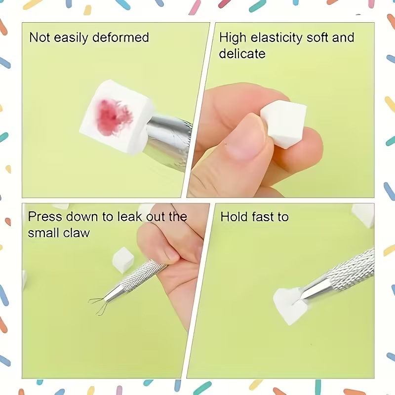Mini Nail Sponge Puff & Nail G - đánh giá và giá Nail Art Ombre