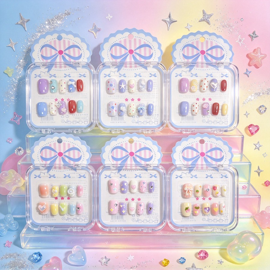 Ocean Dopamine Press-On Nails, - đánh giá và giá Nail Art Ombre