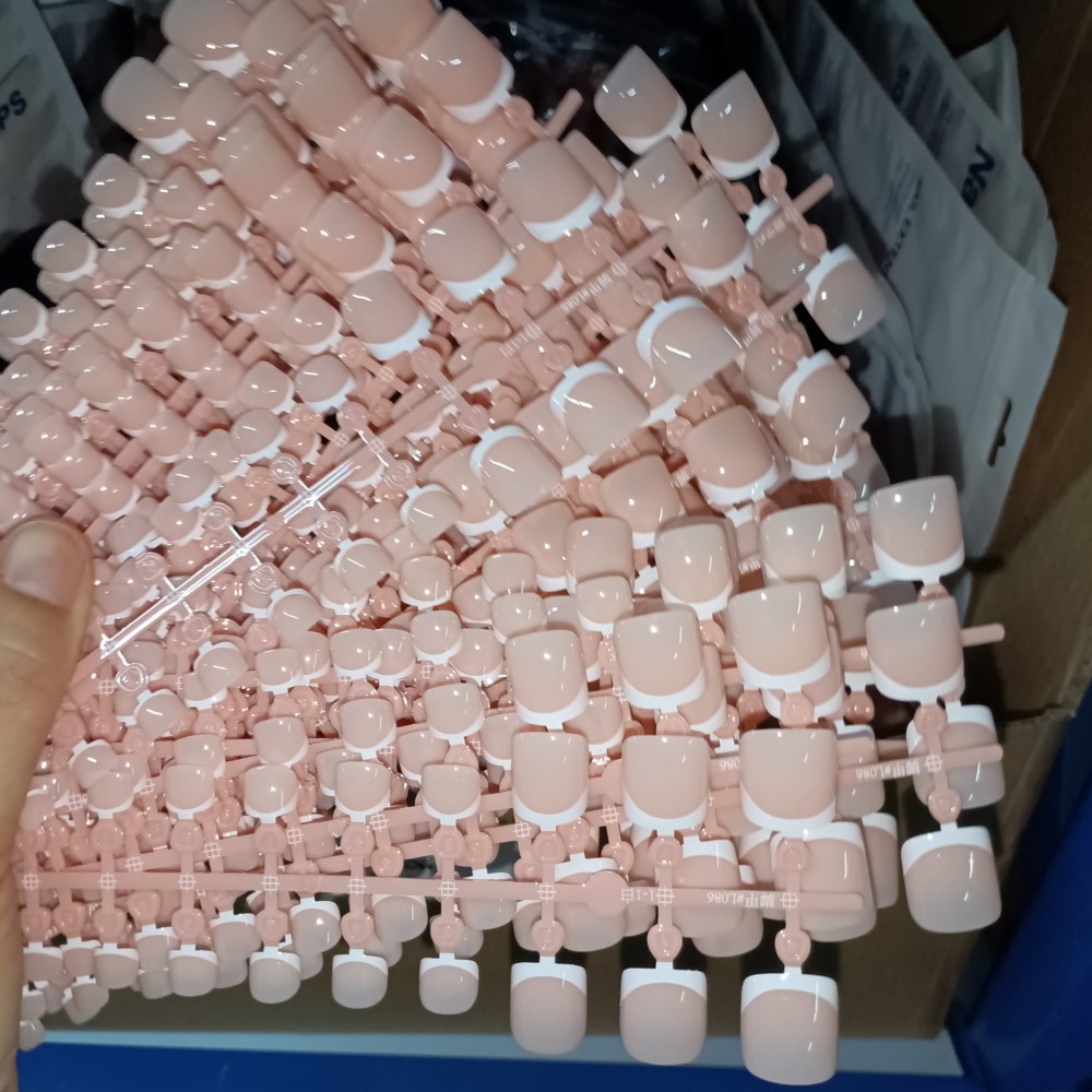 120pcs Square ToeNail Tips - S - đánh giá và giá Nail Art Pink