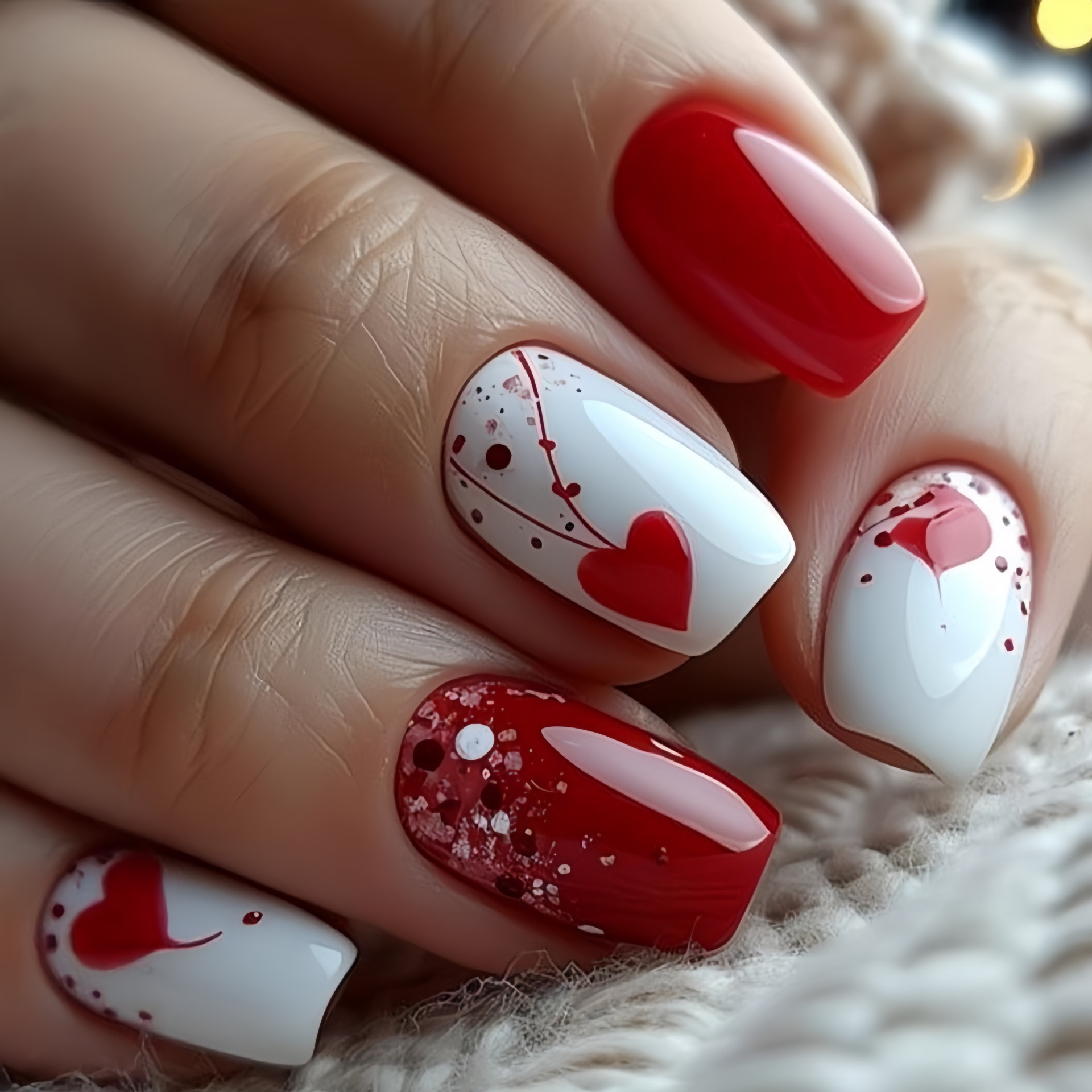 Short Medium fake nails for wo - đánh giá và giá Nail Art Pink